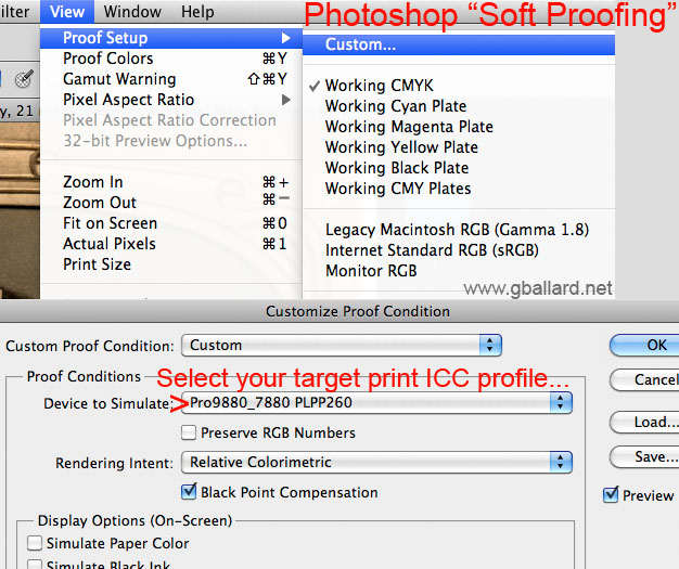 soft proof in photoshop cc for mac