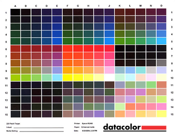 color calibration test