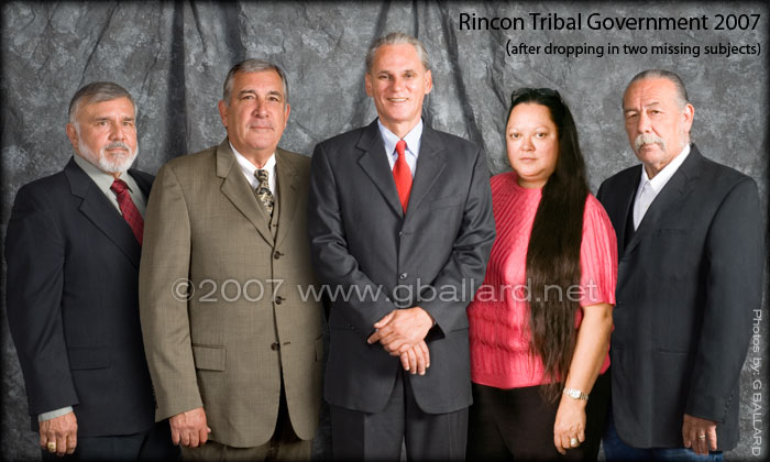 LOADING two high-Resolution Rincon Tribal Council Photos...