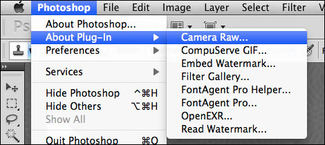 camera raw 5 for photoshop mac