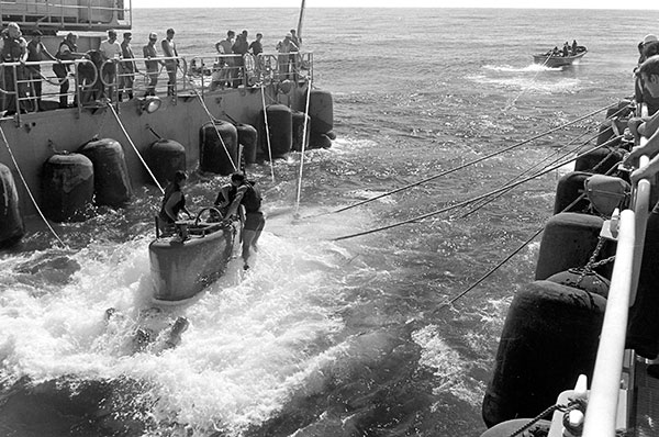SEACLIF IS TOWED OUT TO SEA